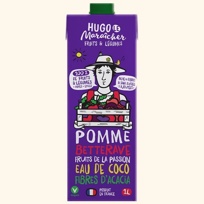 HUGO LE MARAÎCHER - Jus de Fruits & Légumes Pomme Betterave 1L