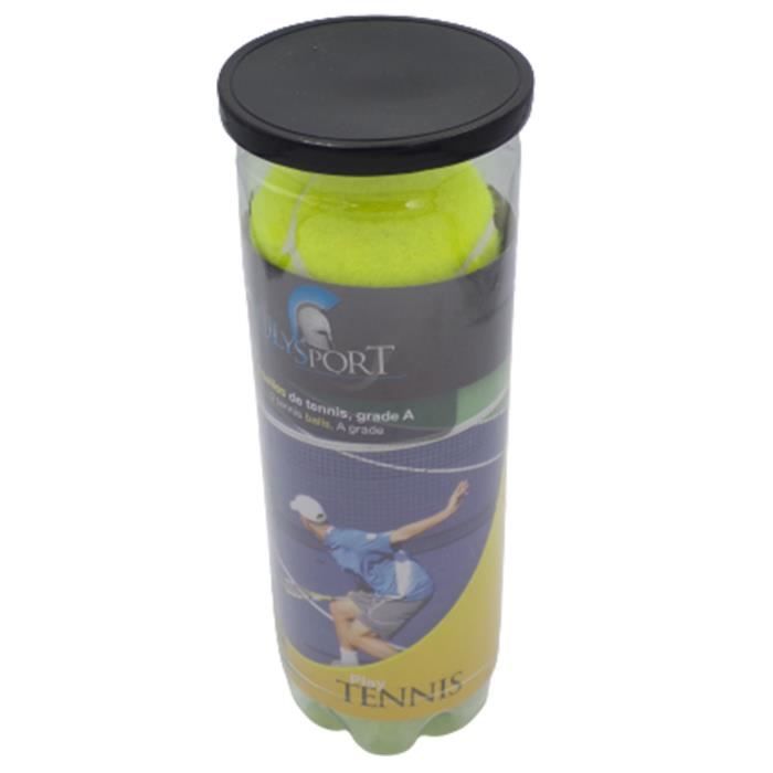 3 balles de tennis en tube Ulysport