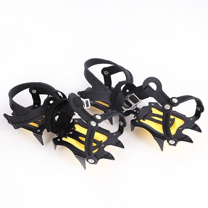 Crampons Mécanisme d'Escalade en Acier à 10 Points Crampons Pince à Glace Crampon Dispositif de Traction 37-45 PAN®