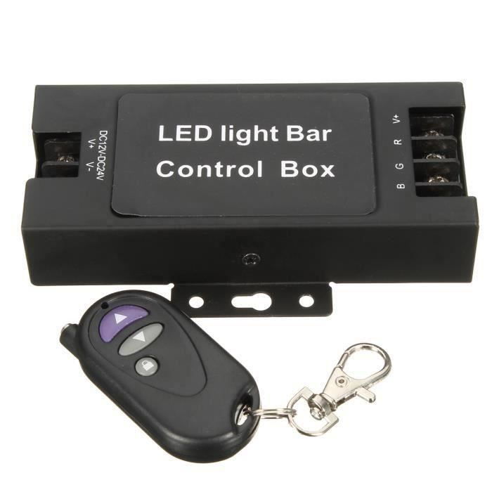 Télécommutateur Contrôleur Lampe Flash Strobe LED Boîte Sans Fil 12V 24V Moto Aw51300