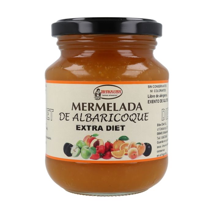 INTRACMA Confiture d'abricot sans sucre 320 g
