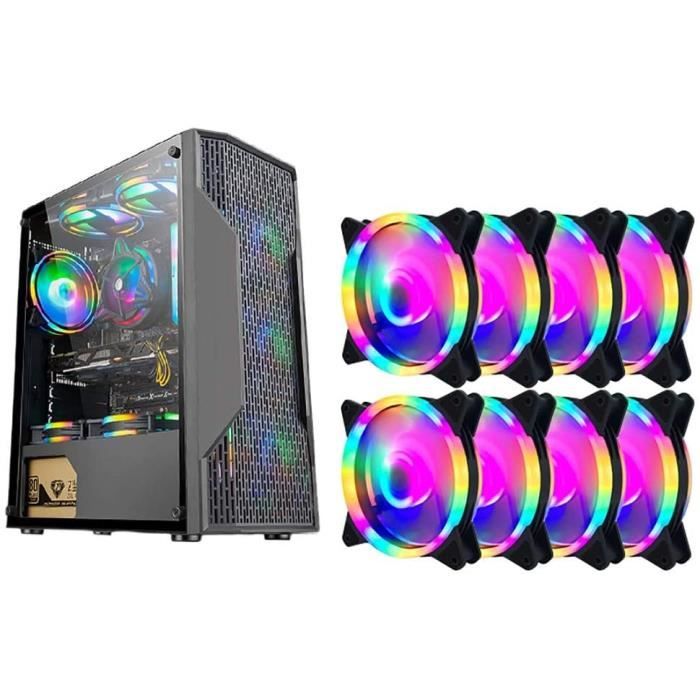 BOITIER PC PANNEAUX LATERAUX Boitier Aerocool MidTour ATX PC Gaming Computer Case Mis Agrave Jour Panneau Lateacuteral Acryli312