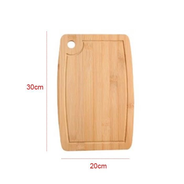 Planche à découper,Planche à découper en bois planche à découper de cuisine avec poignée planche à nourriture en - Type 40x24cm #A