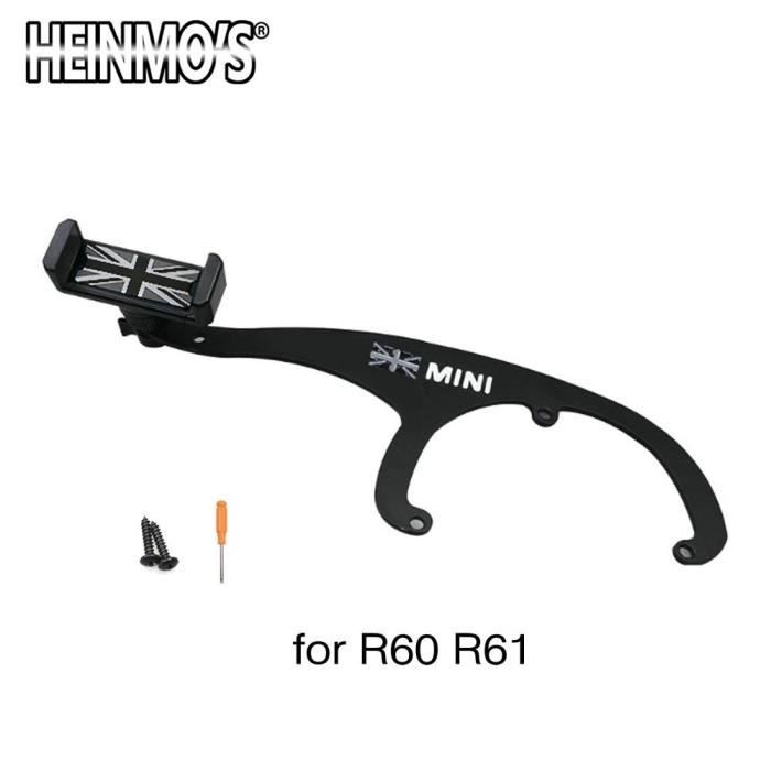Supports voiture,Support de support de téléphone portable pour MINI Cooper, accessoires pour MINI Cooper F56 - Type R60 R61 Grey