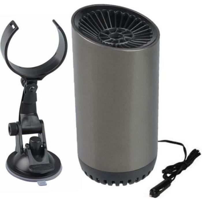 Chauffage Ventilateur 12V Voiture - 150W 2en1 Allume-Cigare - Dégivrage & Rafraîchissement | Accessoire Auto Hiver/Été