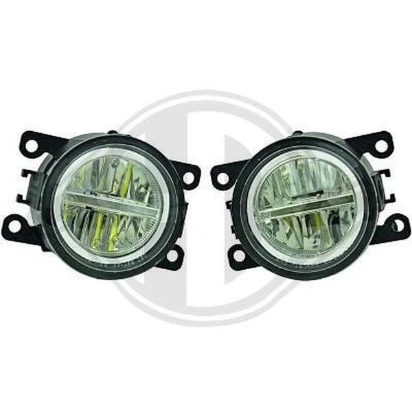 Paire d antibrouillard led Citroen C1 - C4 - C5 04-08 angel eyes (489)