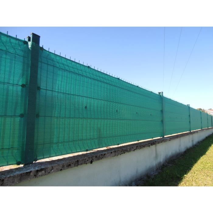 Fixation brise vue GRIPNET traités anti-UV pour panneaux grillagés (diamètre tige 5mm) X30 (vert)