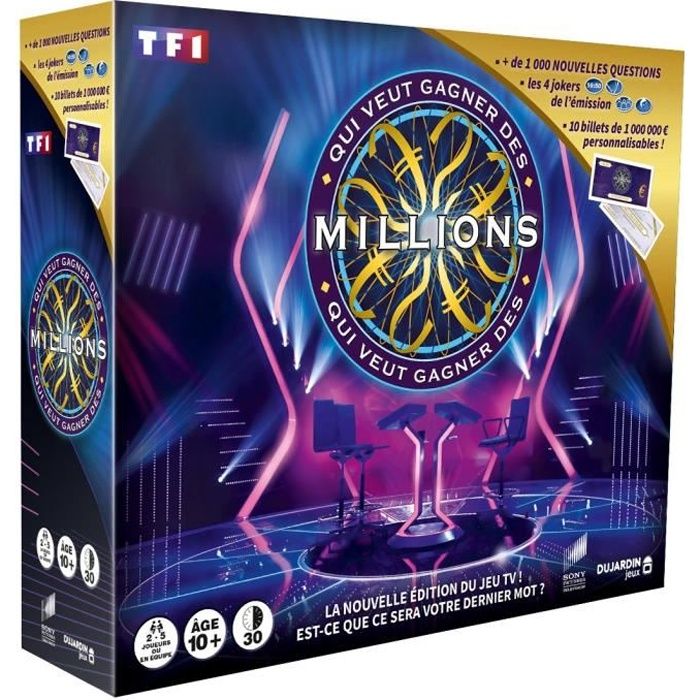 QUI VEUT GAGNER DES MILLIONS FAMILLE EDITION 3Retrouvez tout le suspense de l'émission dans la nouvelle édition famille du jeu avec