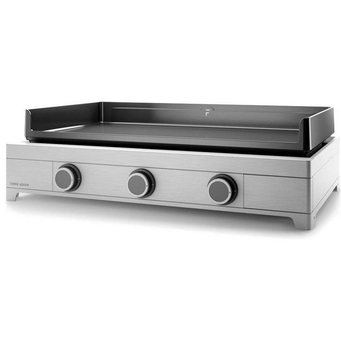 PLANCHA GAZ FORGE ADOUR MODELE -MODERN G75 I- 75 CM INOX