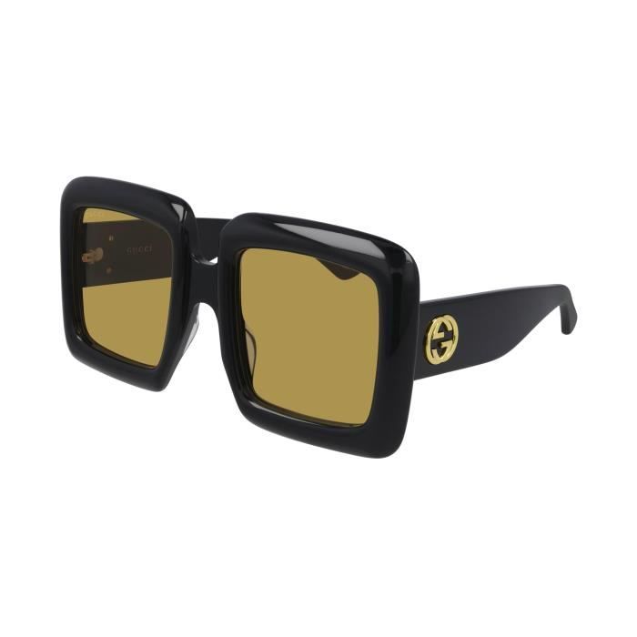 Gucci GG0783S 57/25/145 Black/Brown acétate femme GG0783S
