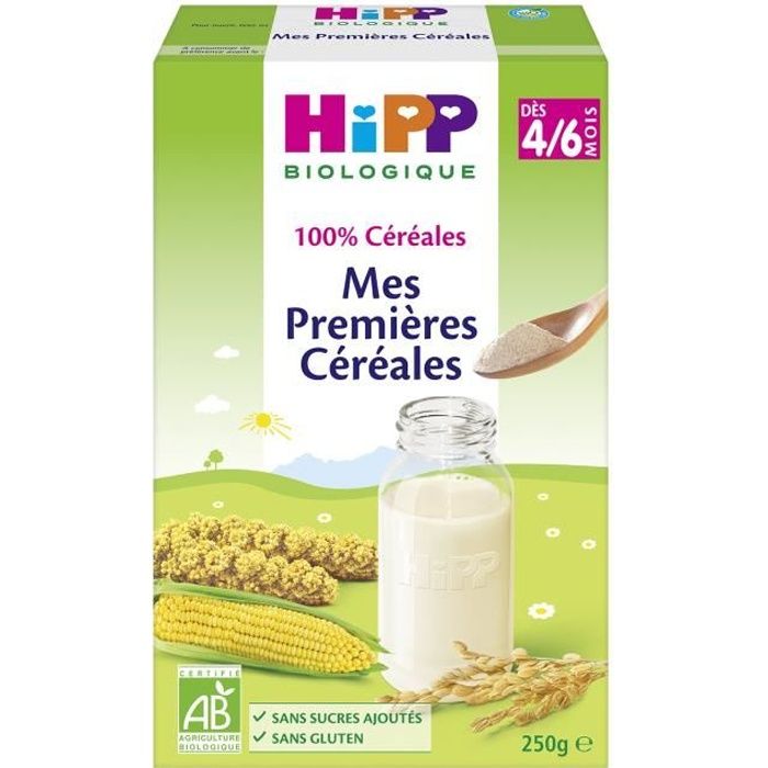 Hipp Bio 100% Céréales Mes Premières Céréales +4m 250g