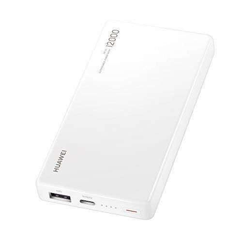 Huawei 55030727 Power Bank 12, 000 mAh Sortie 10V4A/5V4.5A/9V2A Type C Blanc