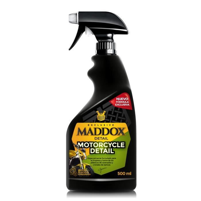 MADDOX DETAIL - MOTORCYCLE DETAIL. Nettoyant moto triple action : nettoie, polit et protège la carrosserie.