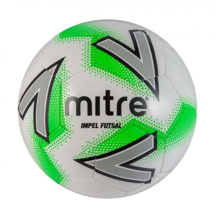 Ballon de football de futsal de football en salle Mitre Impel blanc / vert