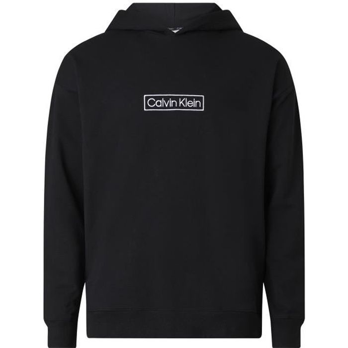 Sweat à capuche Calvin Klein Noir