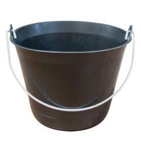 Seau maçon - plastique - noir - 11 L