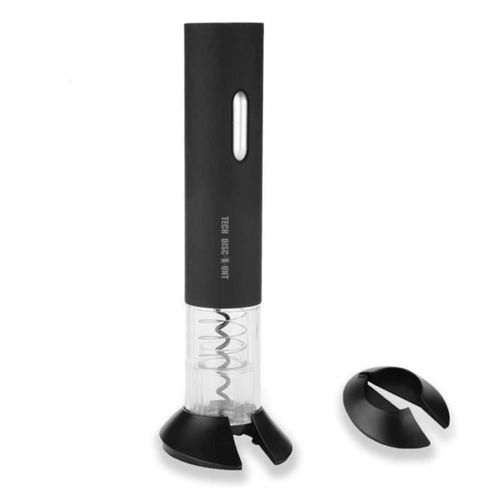 Tire bouchon électrique décapsuleur vin champagne support coffret automatique design à piles ouverture facile professionnel rapide