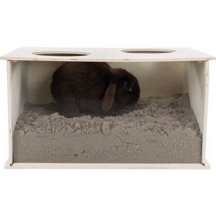 Boîte à fouiner - 58 × 30 × 38 cm - Pour lapin