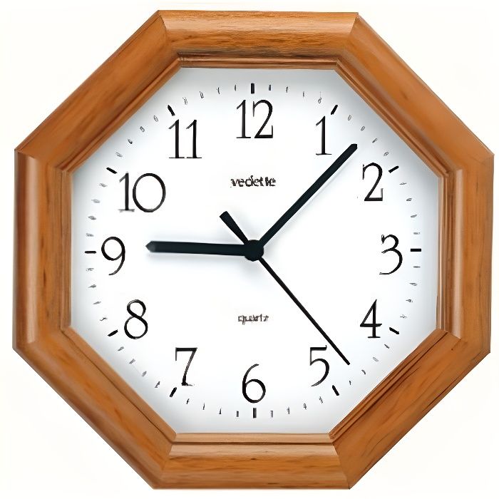 Vedette - 109.0283.32 - Pendule bois quartz