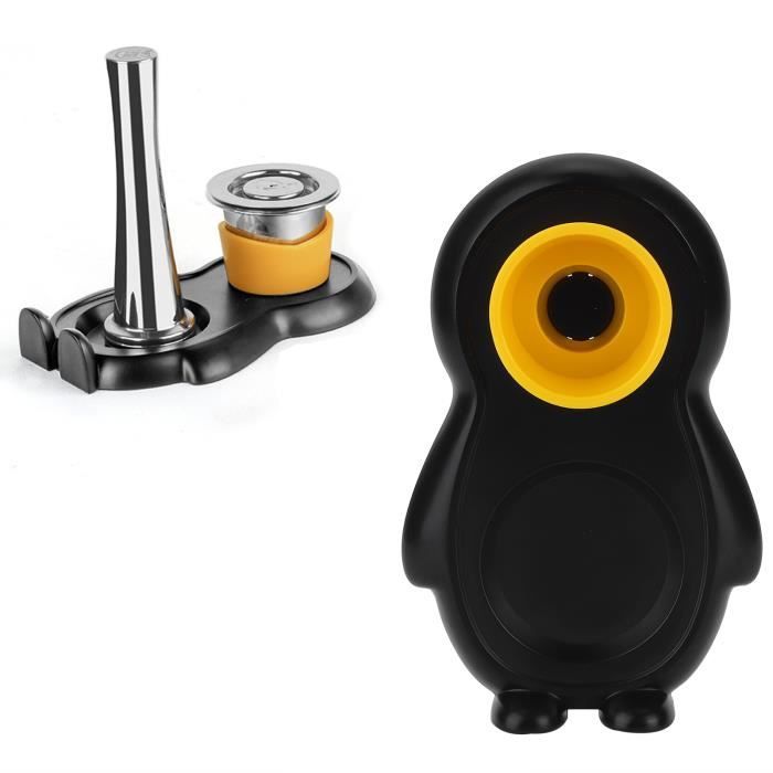 Base de Rangement Réutilisable de Capsules de Café Support Fixe de Tasse de Filtre à Café Outils de Café (Jaune Pour Nespresso)-QIW