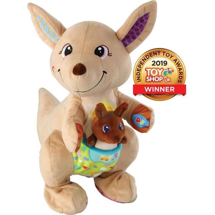 Le Vtech Hop-a-Roo Kangeroo est un amusement et jouets d'apprentissage interactif! Cette adorable houblon kangourou sur le sol et en