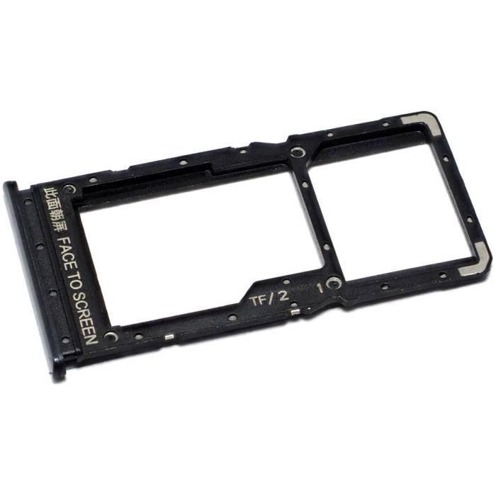 Tiroir Carte SIM et Support Mémoire microSD pour Xiaomi Redmi Note 10 5G, Piece de Remplacement Original, Gris