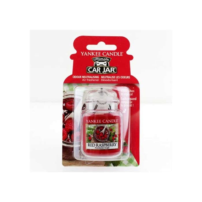 Yankee Candle désodorisant auto car jar Framboise Rouge