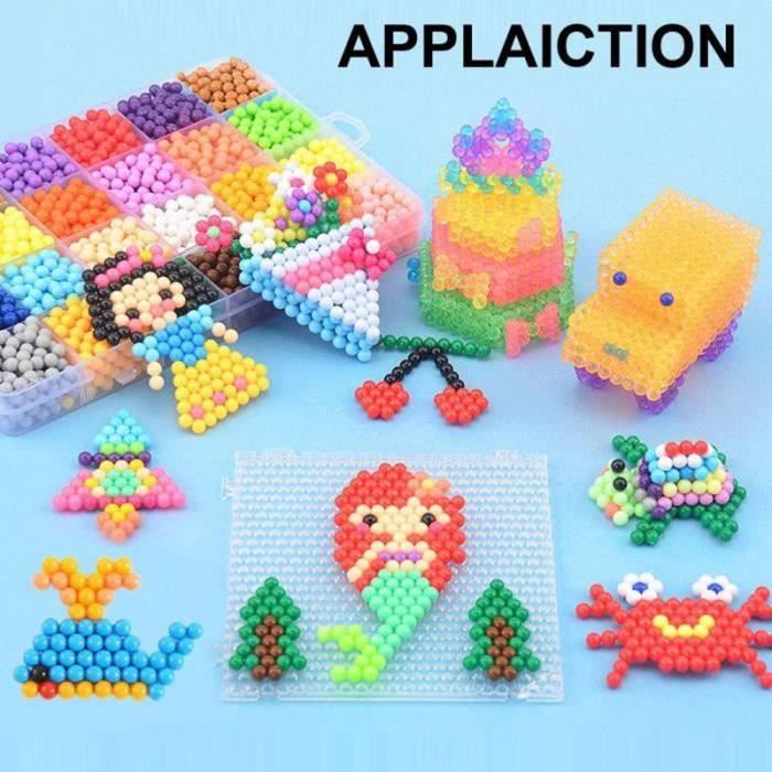 PC18210-15 Couleurs 2200 Perles de Recharge pour Aquabeads et Beados Art Crafts Jouets pour Enfants Perles Classiques et Bijoux
