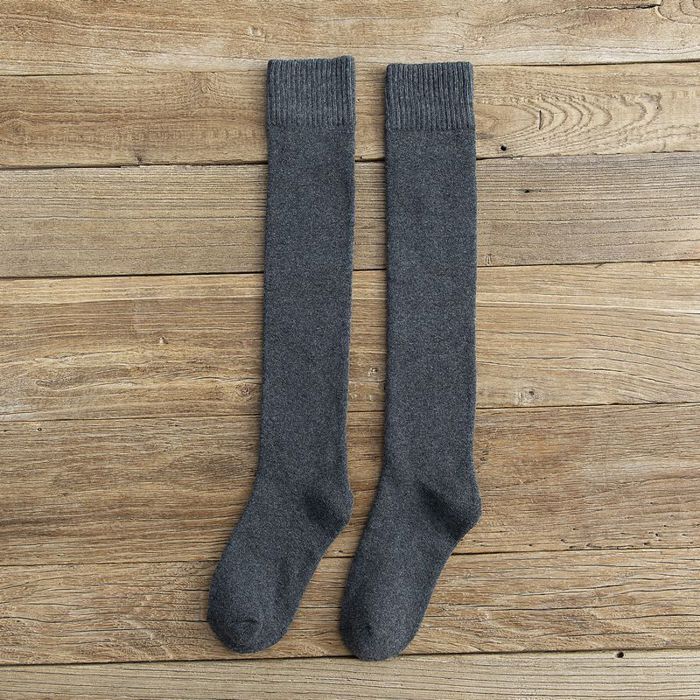 EUPSIIU 3 Paires Chaussette Hiver Chaude Femme Chaussettes épaisses Et Chaudes, Chaussettes Montantes Tricotées D'hiver De Bottes,de Sol