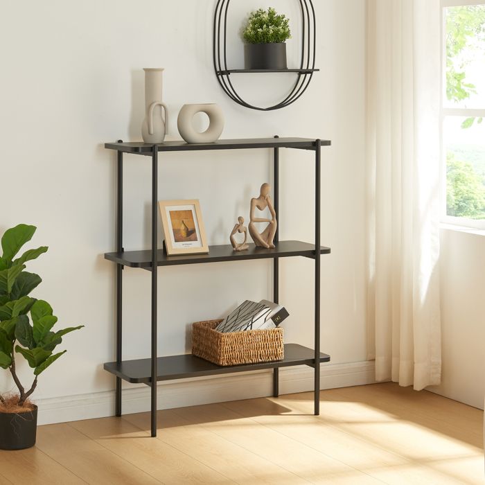 Étagère autoportante Samnanger 100 x 80 x 34 cm noir Étagère autoportante Samnanger 100 x 80 x 34 cm noir