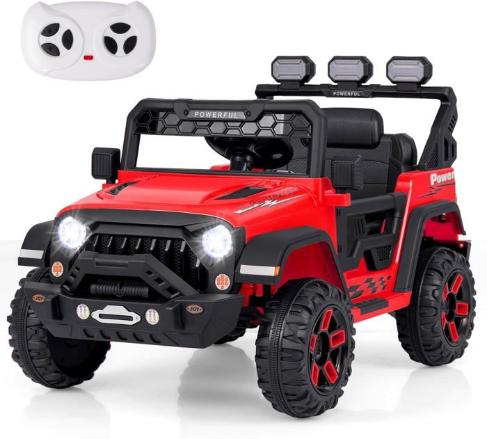GOPLUS Voiture 4x4 Quad Buggy Electrique,Quad ATV 6V avec Marche