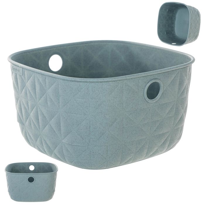 Panier organiseur CURVER Softex 3L en plastique recyclé turquoises