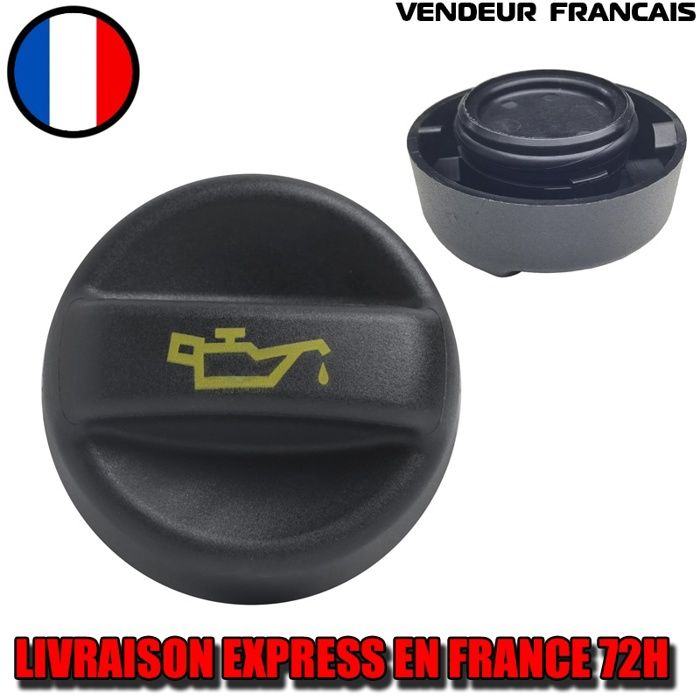 Bouchon De Remplissage D'huile Peugeot Citroën - Réf. 1180S5 / 9670015080 - Pour 1.4/1.6 HDI