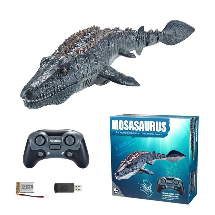 2.4G Télécommande Mosasaurus, Bateau Télécommandé Réaliste Mosasaurus Eau Jouets Pour Piscine 2.4G Télécommande Mosasaurus, Bateau Télécommandé Réaliste Mosasaurus Eau Jouets Pour Piscine