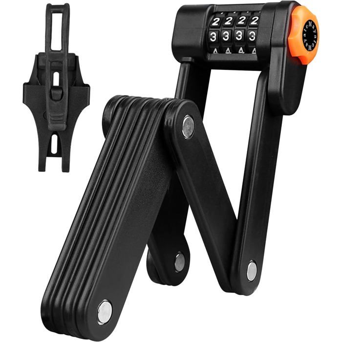 ANTIVOL,STYLE 7--Serrure U Lock robuste avec câble en acier pour vélo