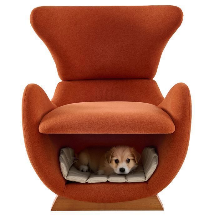 Fauteuil de salon design requin - Tissu anti-égratignures chat ami des animaux domestiques canapé solo pour salon/télévision