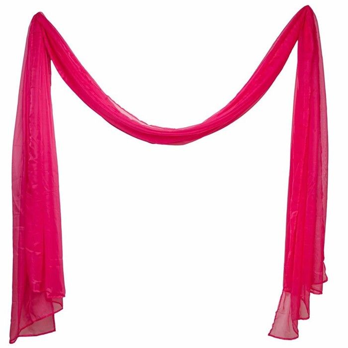 VOILE ARCHE DE CÉRÉMONIE 2X6.2M FRAMBOISE Rose Fuchsia