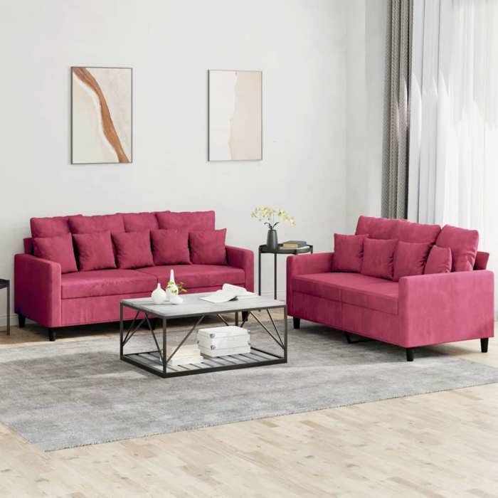 "NEW 2026" Ensemble de canapés lot de 2 - Sofa set - 4-6 PERSONNES ...