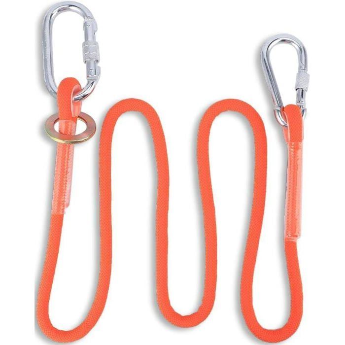 Longe De Protection Contre Les Chutes 1 6 M Petite Boucle De Ceinture De Sécurité pour Travaux Aériens