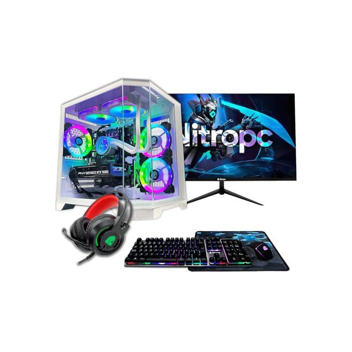 NITROPC - NITROPC - AMD 5800X/RTX 5060 Ti/24 - RTX 5060 Ti 16GB - 32GB DDR4 3200 - M.2 1TB