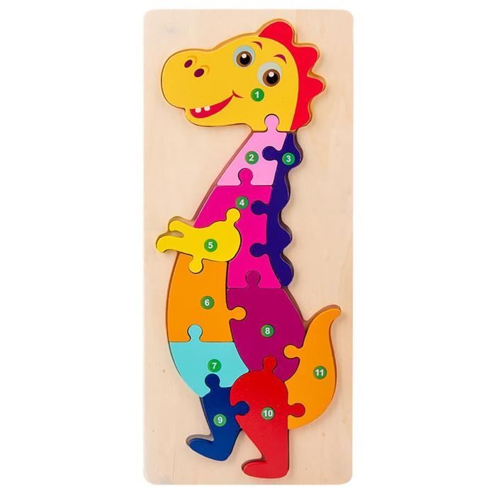 Vvikizy Puzzles en bois pour tout-petits Puzzles en bois pour enfants