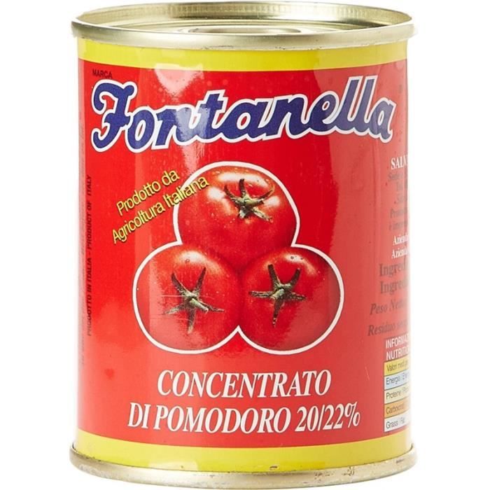 Concentré de tomate 200 gr - Carton de 50 pièces - Cdiscount Au