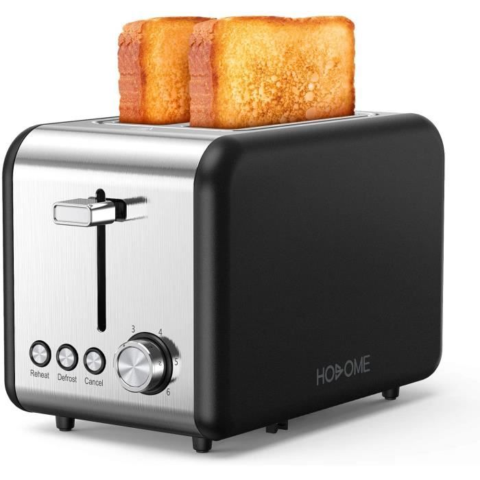 Hosome Toaster GrillePain en Inox 2 Fentes ExtraLarges Toasteur