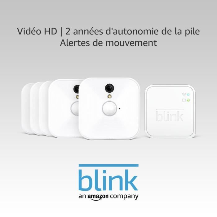 Système de sécurité à domicile Blink - Intérieur - Détection de mouvement - Vidéo HD - 2 ans d'autonomie