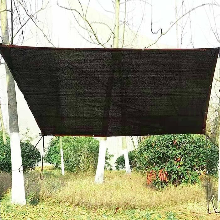Toile Ombrage Extérieur 2 X 4 M, Filet D'ombrage 95% UV Pour Serre, Jardin, Pergola, Patio, Résistant Aux Intempéries, Voile D'ombrage Idéal Pour Terrasse, Poulailler, Plantes