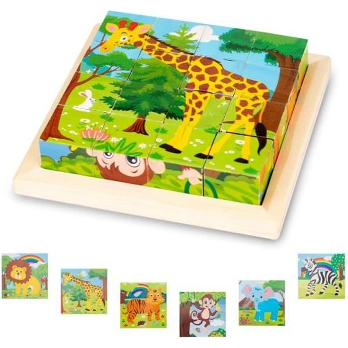 Puzzle en bois 1 – 3 ans