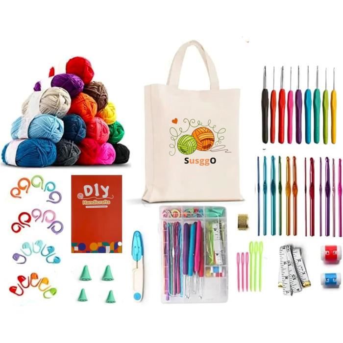 Kit Crochet Chien Débutants – Loisir Créatif, Tutoriel Vidéo, Cadeau Ludique
