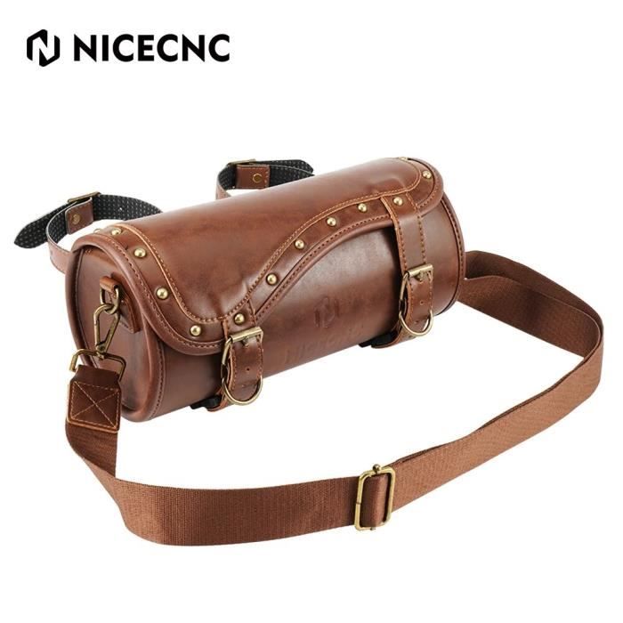 Sac De Guidon Pour Moto Great Bikers Gear - En Velours Côtelé Noir - Accessoire Motocross Et équipement Motard - Neuf