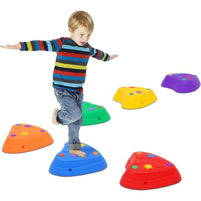 11 PCS D'équilibre pour Enfants,Antidérapant Stepping Stones Sensorielles Intérieur & Extérieur,Favorise l'Équilibre,la Coordination et la Force,Parcours de Motricité pour les Enfants Âgés 3-8 11 PCS D'équilibre pour Enfants,Antidérapant Stepping Stones Sensorielles Intérieur & Extérieur,Favorise l'Équilibre,la Coordination et la Force,Parcours de Motricité pour les Enfants Âgés 3-8