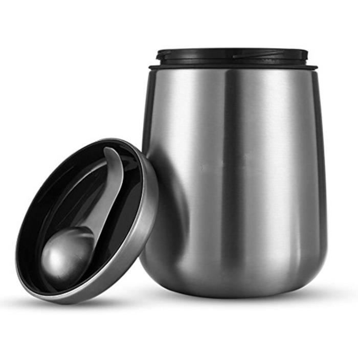 Boite café hermétique Metalboxs 12x7,5x18,5 cm métal par 32 - RETIF